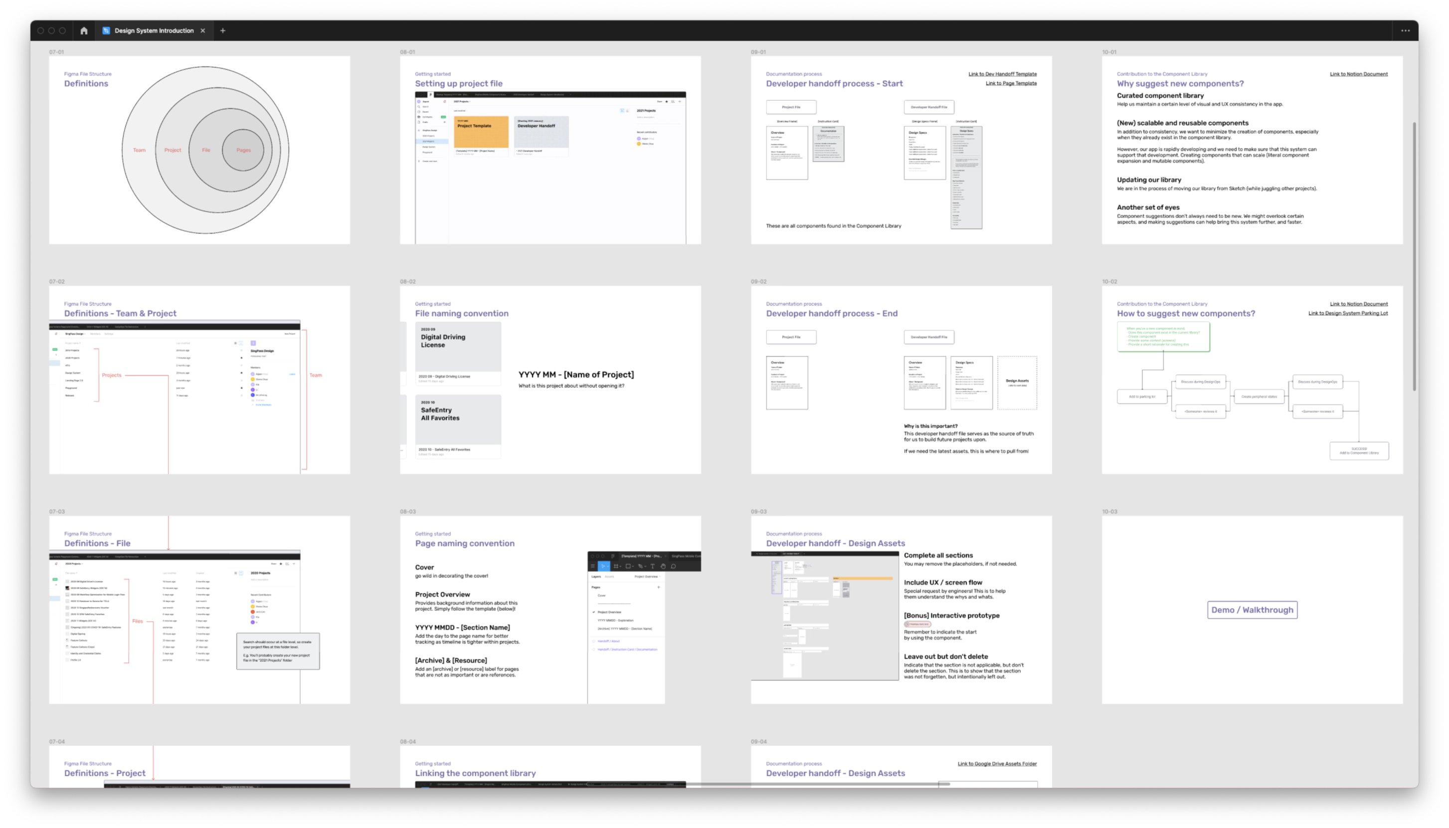 Image shows the slide deck I used to onboard designers and engineers to the design system.
